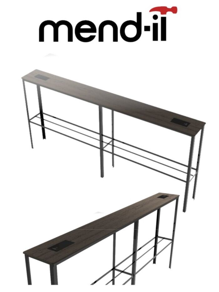Couch power bar table